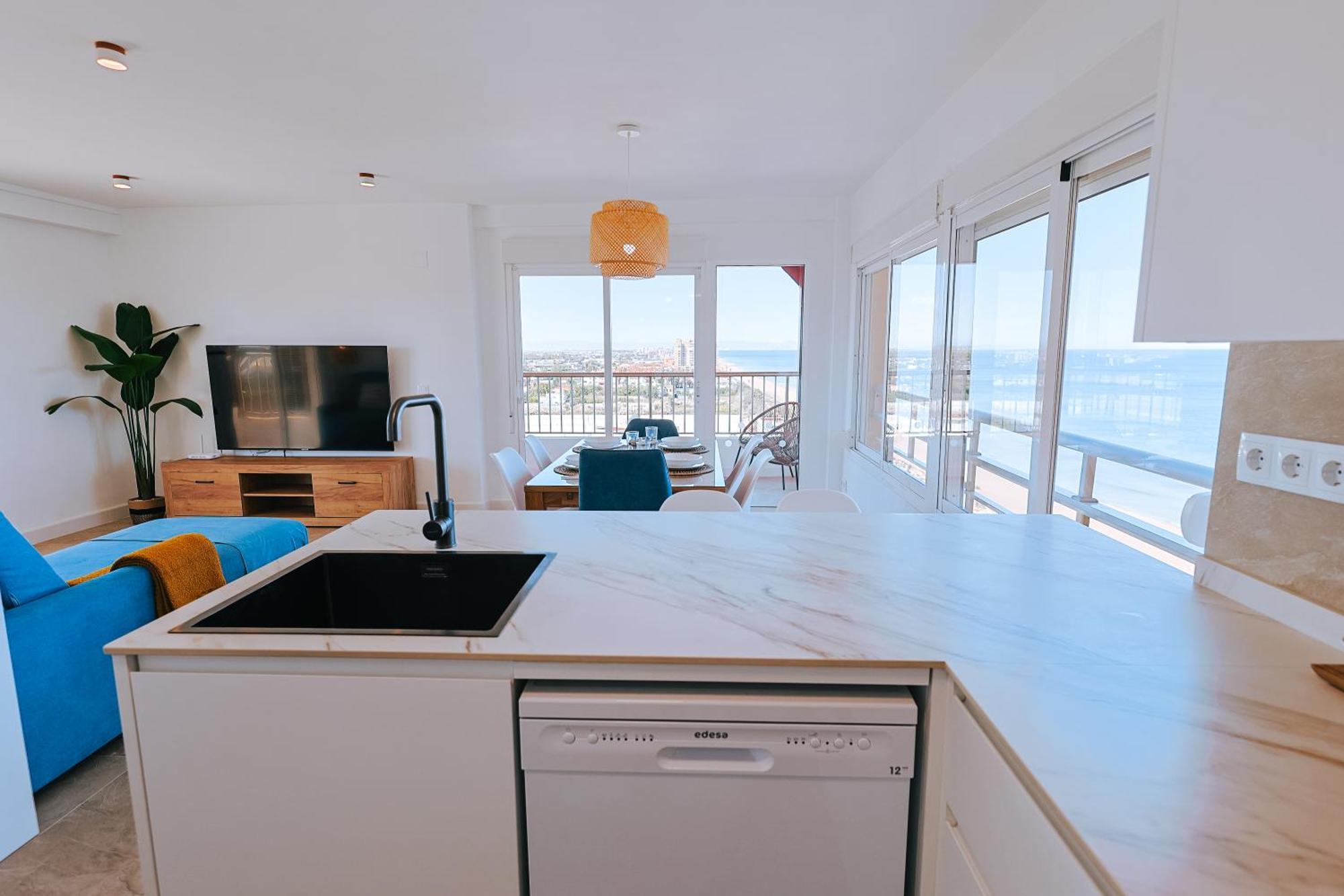Apartamento Premium Con 5 Piscinas Barbacoa Tenis Frontenis มาเรนีเบลา ภายนอก รูปภาพ